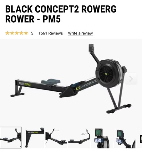 Concept2 rowerg with - rowerg,