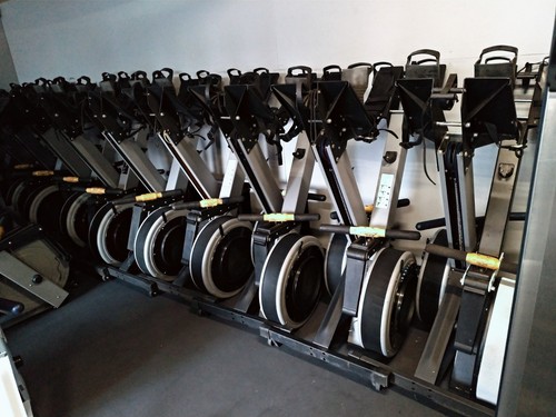 Model concept rower with - model, c