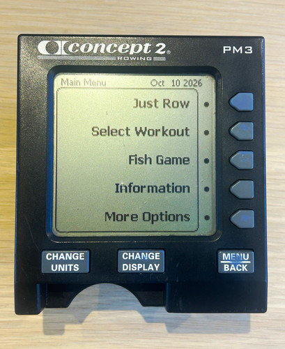 Concept2 pm3 rowing machine - concept2,